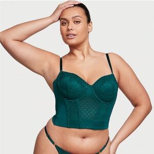 Victorias Secret Archives Monogram Corset Top